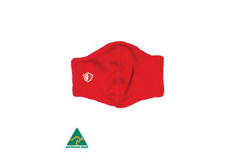 Envirus Reusable Everyday Mask - Red. Aussie Made.